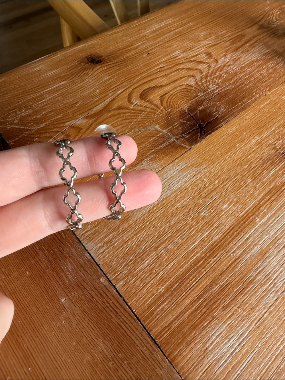 Kendra Scott Silver Trellis Link Drop Earrings